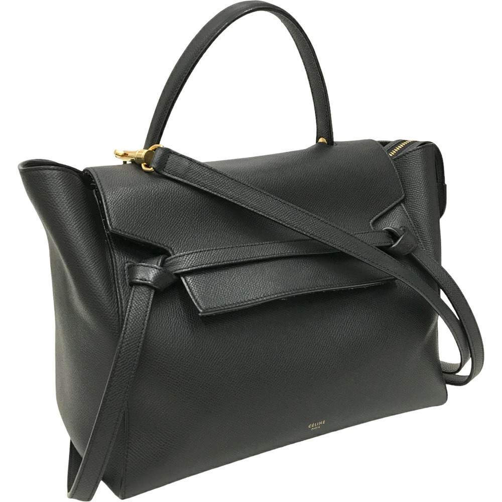 Celine Belt Bag Handbag Tote Black